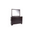 Commode double 9 tiroirs avec miroir 9 po