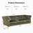 Ganyn 87" Velvet Rolled Arm Chesterfield Sofa-1703560401
