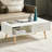 Rectangle Coffee Table With Solid Wood Legs