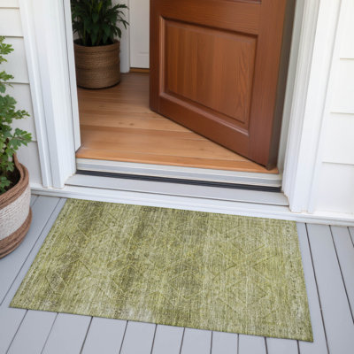 Tapis intérieur / extérieur Xhevrie lavable à la machine