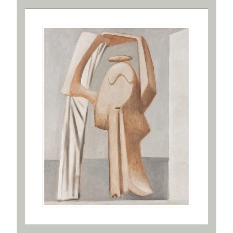 «Baigneuse féminine avec bras surélevés» par Pablo Picasso, impression giclée sur cadre, 27.4" H x 23.5" W