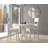 Classic White 42" Round Dining Table with Space-Saving Pedestal Design-1170166125