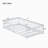 Twin Size Floor Bed with Fence without Door, Rubber Wood Floor Bed with Safety Guardrails,White