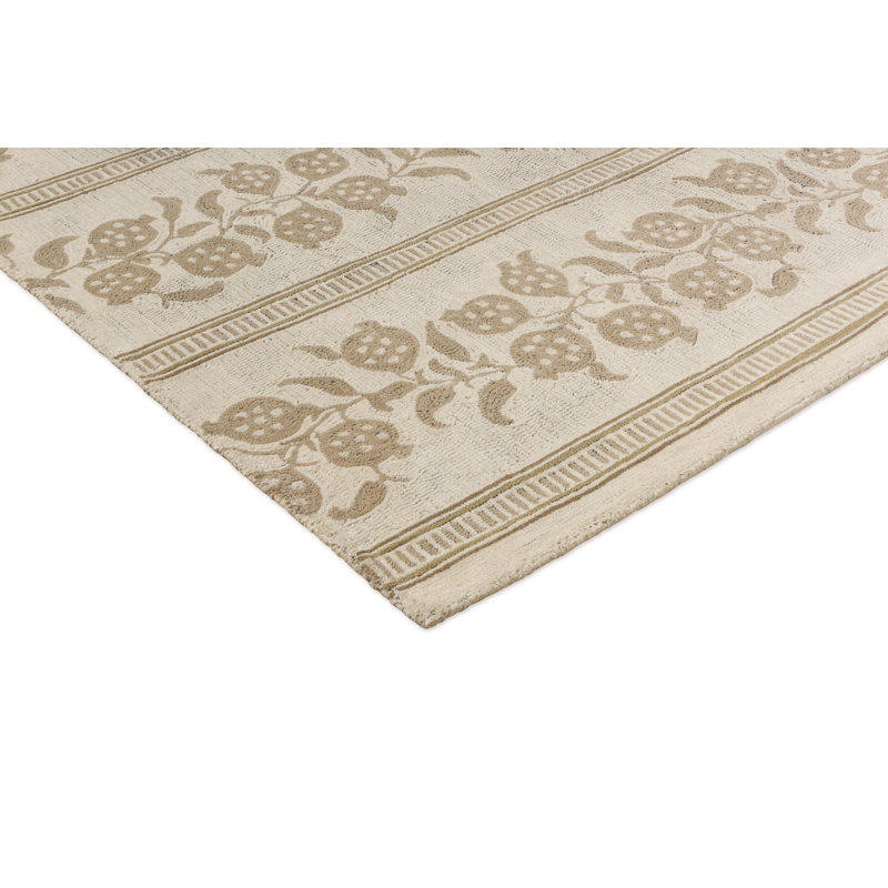 Hand Tufted Wool Area Rug, Rectangle 4'7" x 6'7"