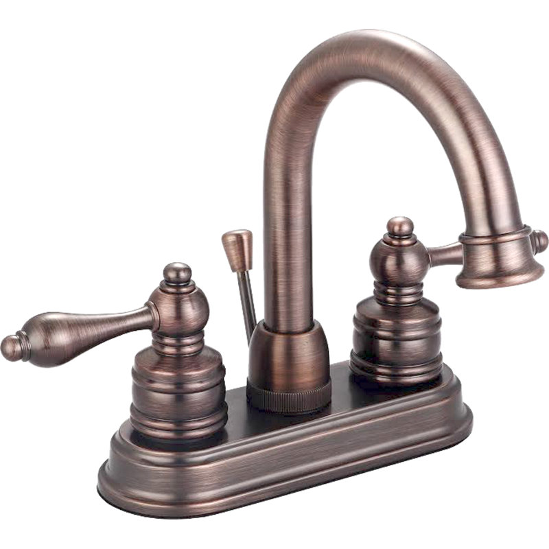 Castille 2-handle Bathroom Faucet with Drain Assembly, Vintage Bronze