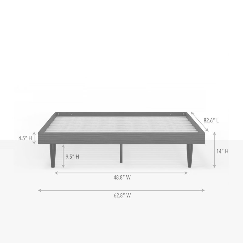 Structure de lit plateforme Sakina