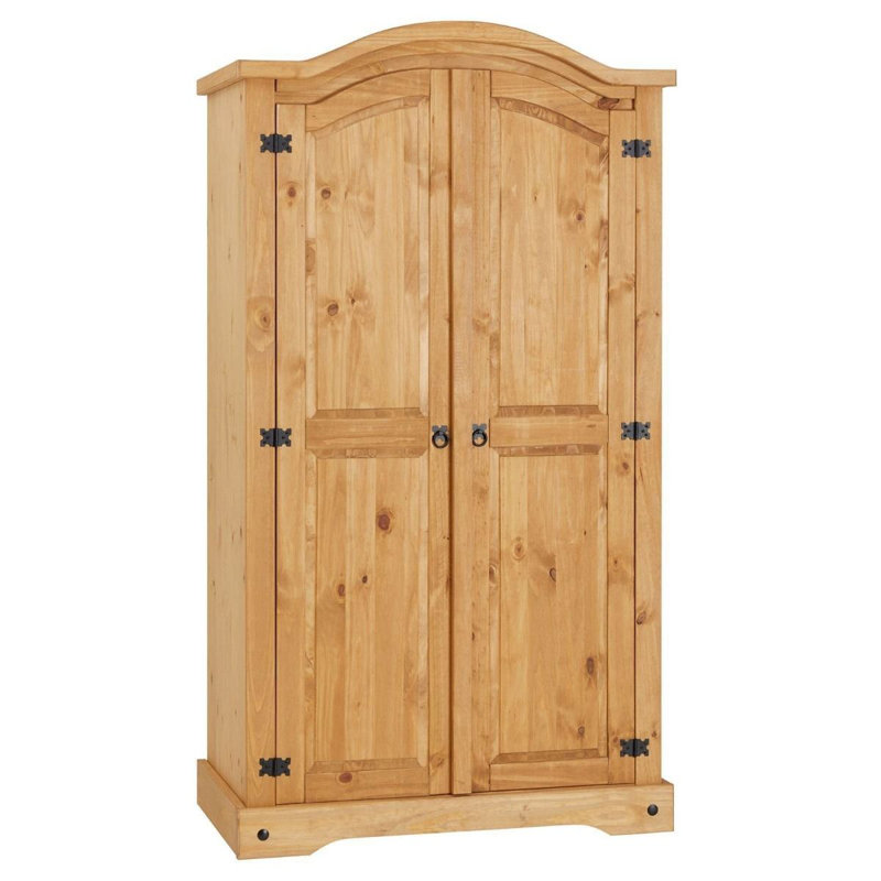 Samual 2 Door Solid Wood Wardrobe