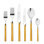 Fantasia Flatware Set - 36 Pieces - Ocher