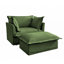 Fauteuil rembourré avec housse avec repose-pieds-1736839790