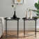 Annaleese Foldable Tray Cross Legs End Table