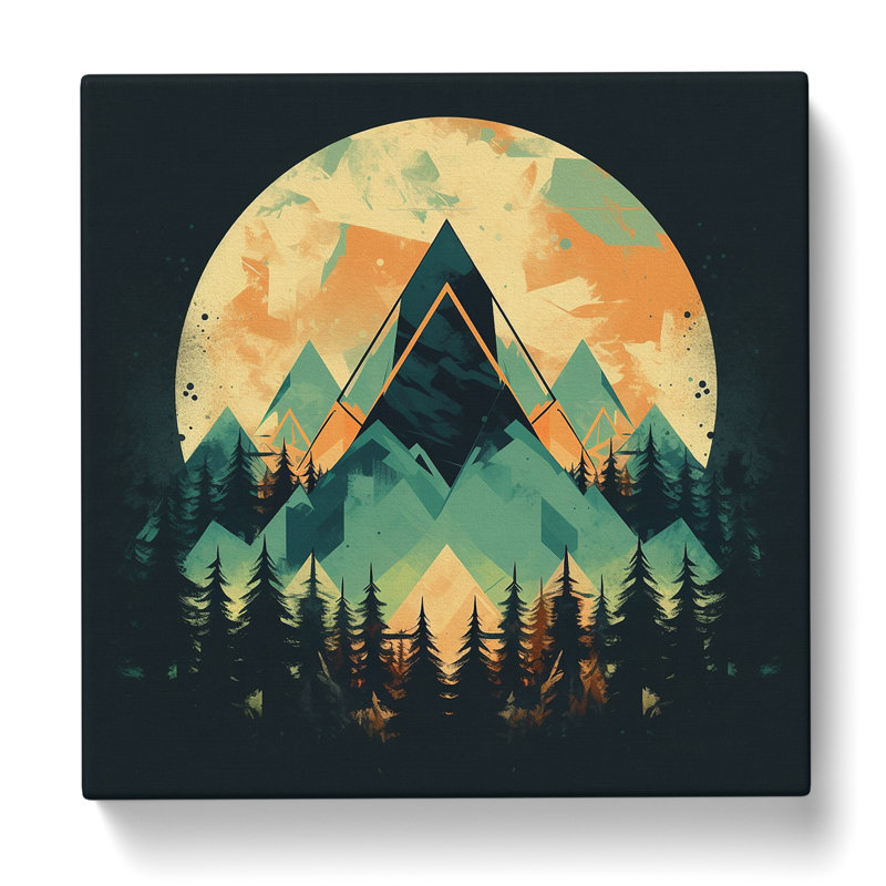 Mountain - No Frame Print, 50cm H x 50cm W x 3cm D