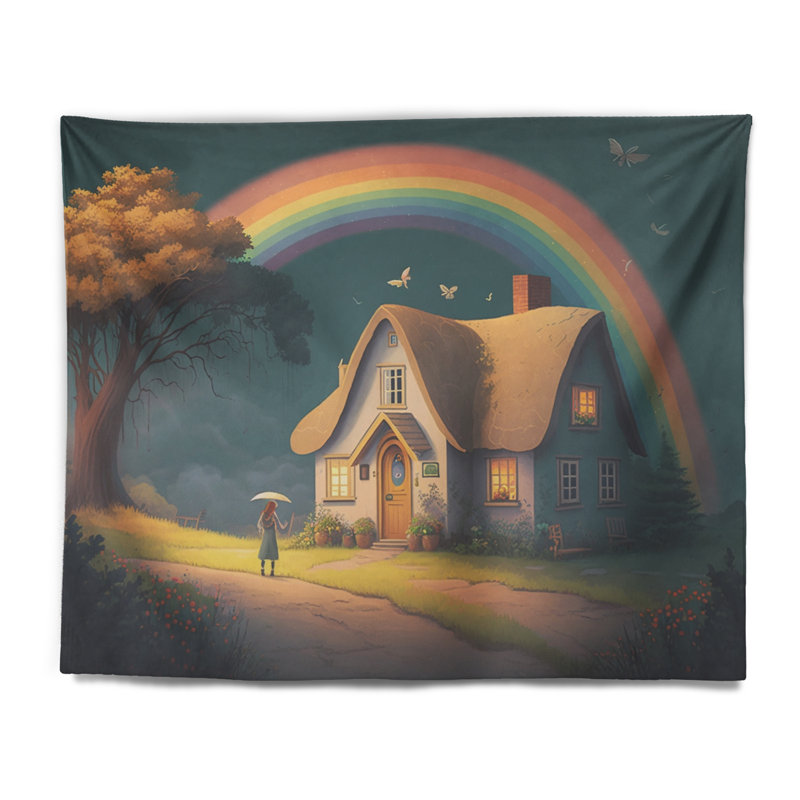 - Tapisserie murale chalet Lake House, H 50 po x l 60 po