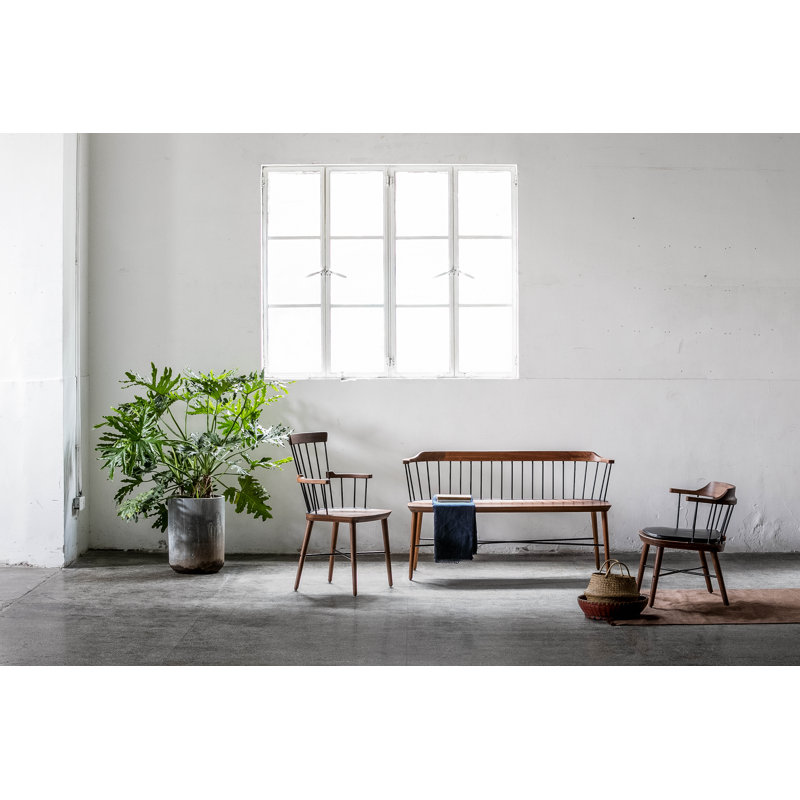 Exchange Bench, Natural Walnut