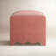 Repose-pieds Lowry Dusty Rose