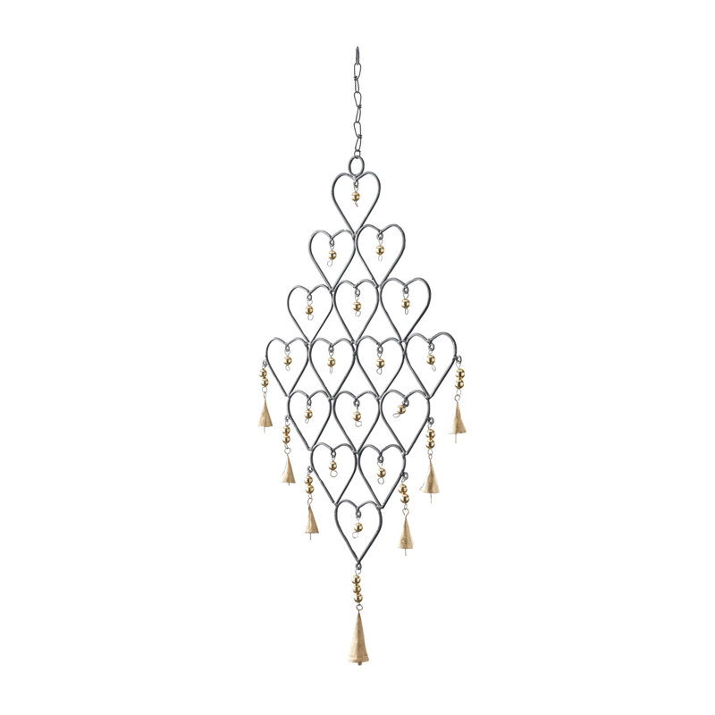 Carillon en métal Kathlyn, H 27,45 po x l 16,45 po x P 1,2 po