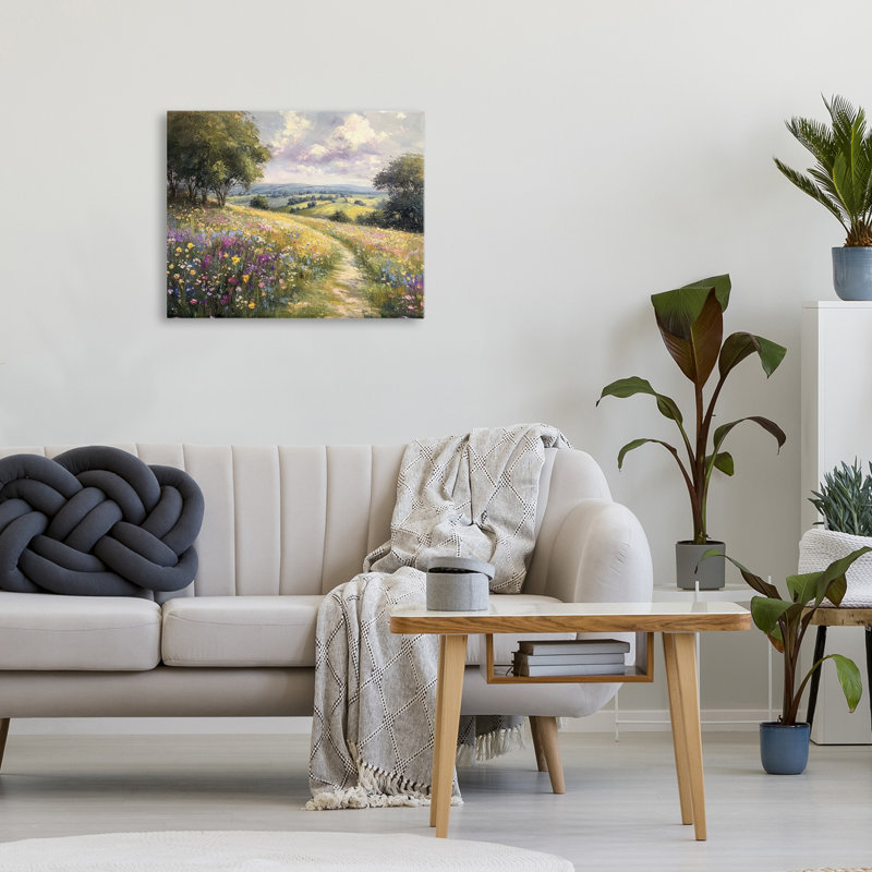 «Peaceful Path Through Meadow», conception par Petal Prints Design, H 16 po x l 20 po