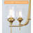 5 - Light Dimmable Empire Chandelier