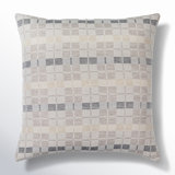 Deckland Geometric Linen Throw Pillow