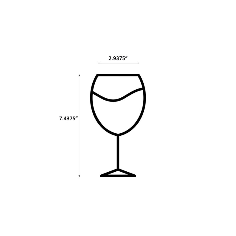 Verre à vin en polycarbonate 10 oz, 6