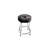 Upholstered Adjustable Height Counter Stool with Metal Frame-74877238