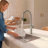 Pull Down Single Handle Kitchen Faucet with Dual Function-125426493