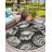 Contemporary Aviesel Area Rug Black and White Color-1518119163