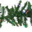 Guirlande de Noël 9 pi x 12 po avec lumières DEL artificielles Winona