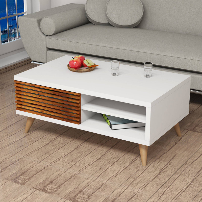 Table basse avec rangement Delma