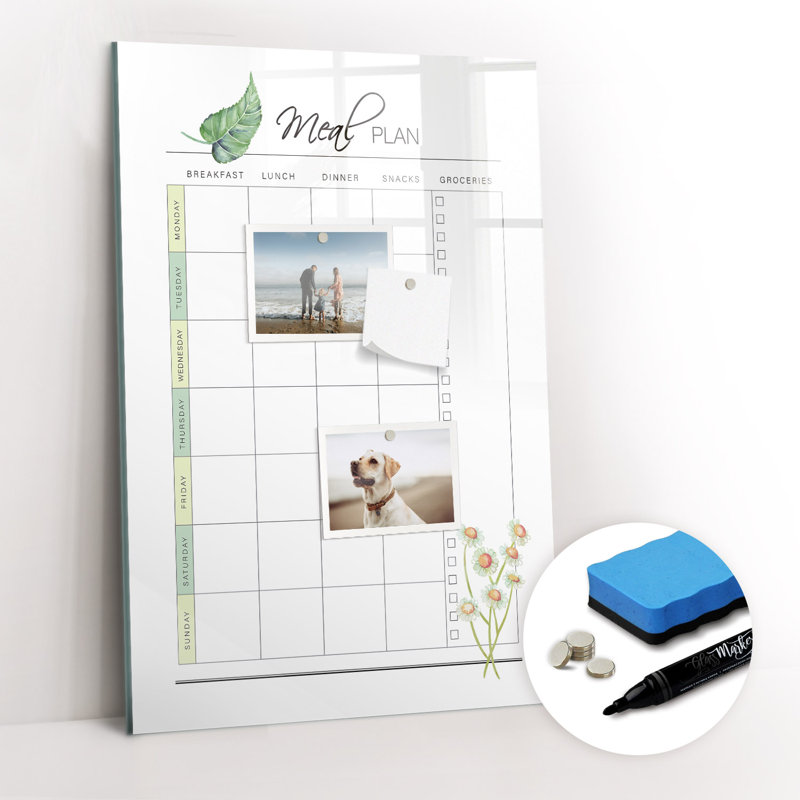 Magnetic Glass Dry Erase Board
