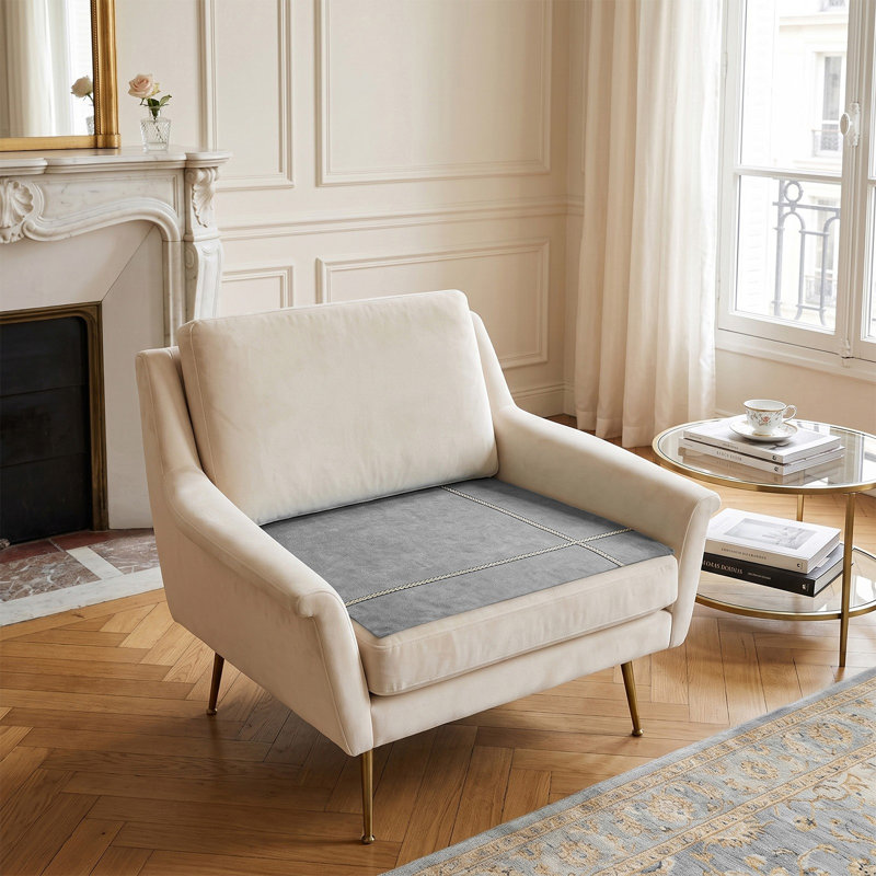 Chenille Sofa Cover with Anti-Slip Base