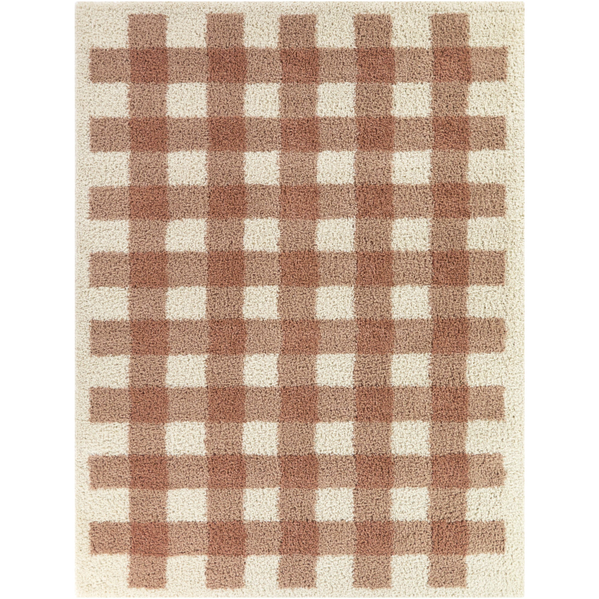 Take A Look About Pink Gingham Rug