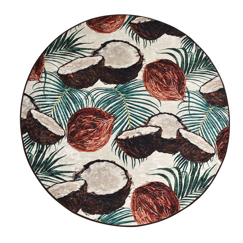Shag Area Rug, Round 99cm
