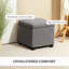 40cm Wide Cube Ottoman-1157446920