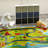 Dinosaur Car Kids Playmat Rug Educational for Kids Road and Traffic Carpet Classroom Playroom Mat-781666099