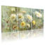 Ensemble de 3 panneaux muraux pour aquarelle florale-2045787120