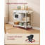 Chariot de cuisine roulant, îlot de cuisine sur roulettes, 17,7 x 38,8 x 35,4 pouces, pour la salle à manger