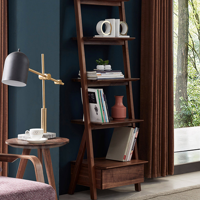 Pure solid wood bookcase