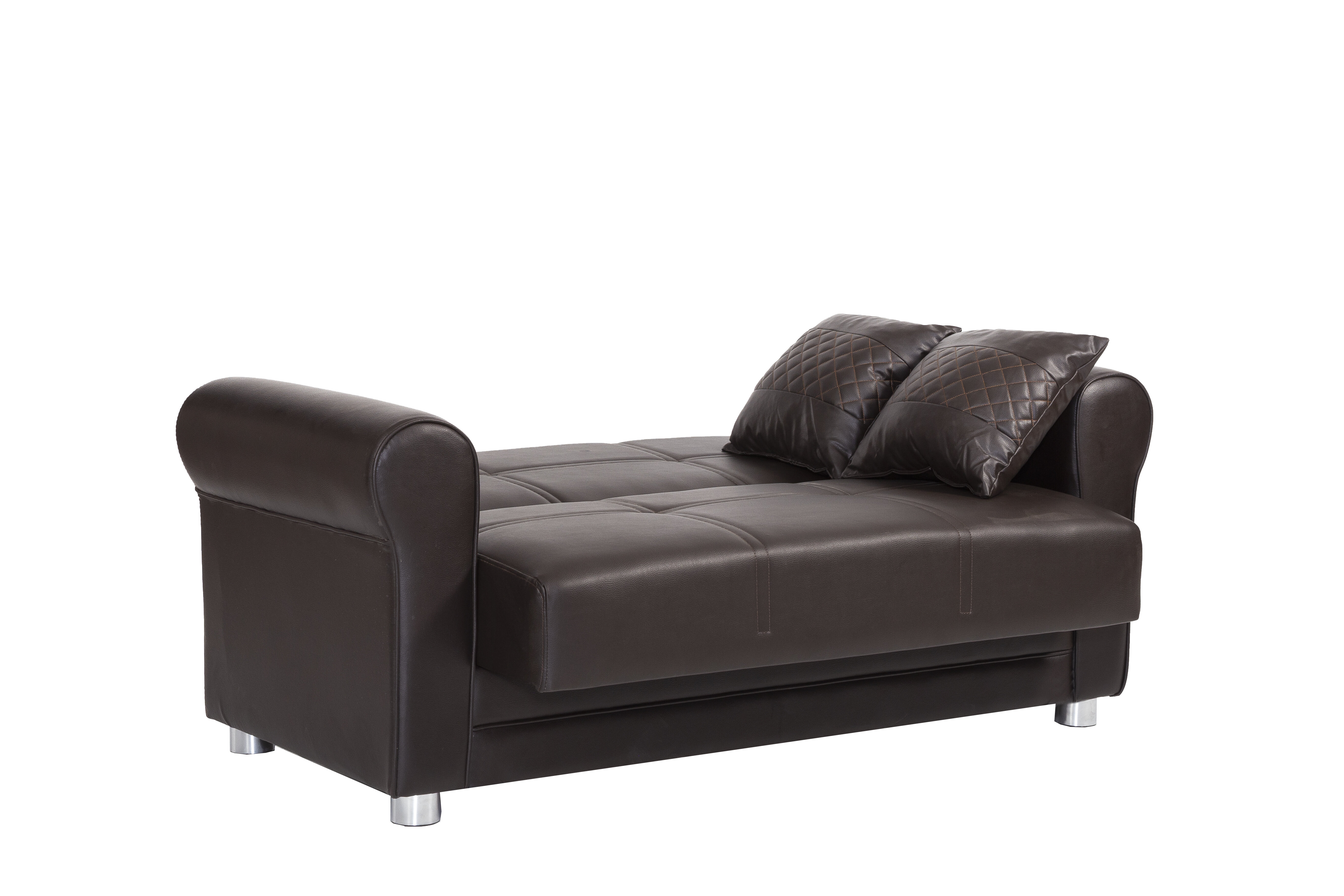 ottomanson avalon sleeper sofa bed with storage