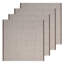 Linen Striped Square Napkin-2084327821