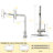 RENIST Pull Down Kitchen Faucet-97804404