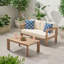 Causeuse et table basse