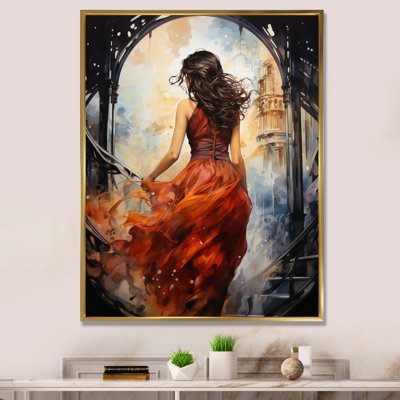 Laurenann Fashion 1900S Modern Portrait II, reproduction d'art sur toile