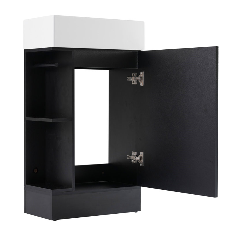 Meuble-lavabo avec tablette, meuble-lavabo avec tablette