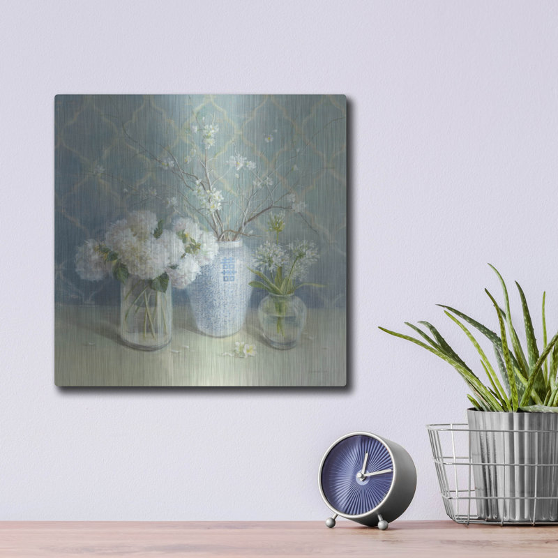  «Spring Blossoms Still Life» par Danhui Nai, art mural en métal