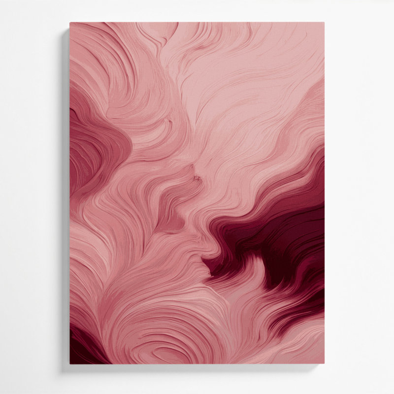 Art abstrait sur toile 83, H 14 po x l 11 po