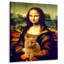 Mona Lisa avec chat brun - chat, art mural, salon-473625110-473625113