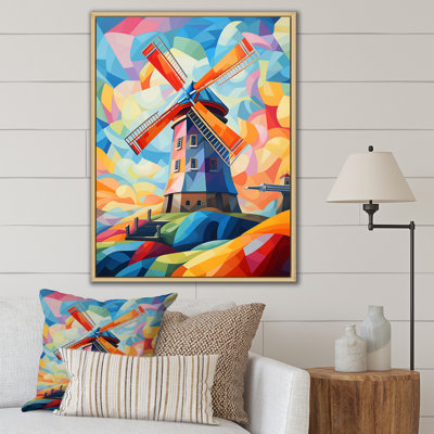 «Neo-Fauvist Wind Mill», impression sur toile