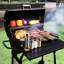 Uten Barrel Charcoal Grill with Smoker