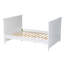 Lit de jour simple en bois au fini blanc classique et traditionnel Ceri-82607690