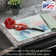 CounterArt Seaside Tempered Glass Cutting Board